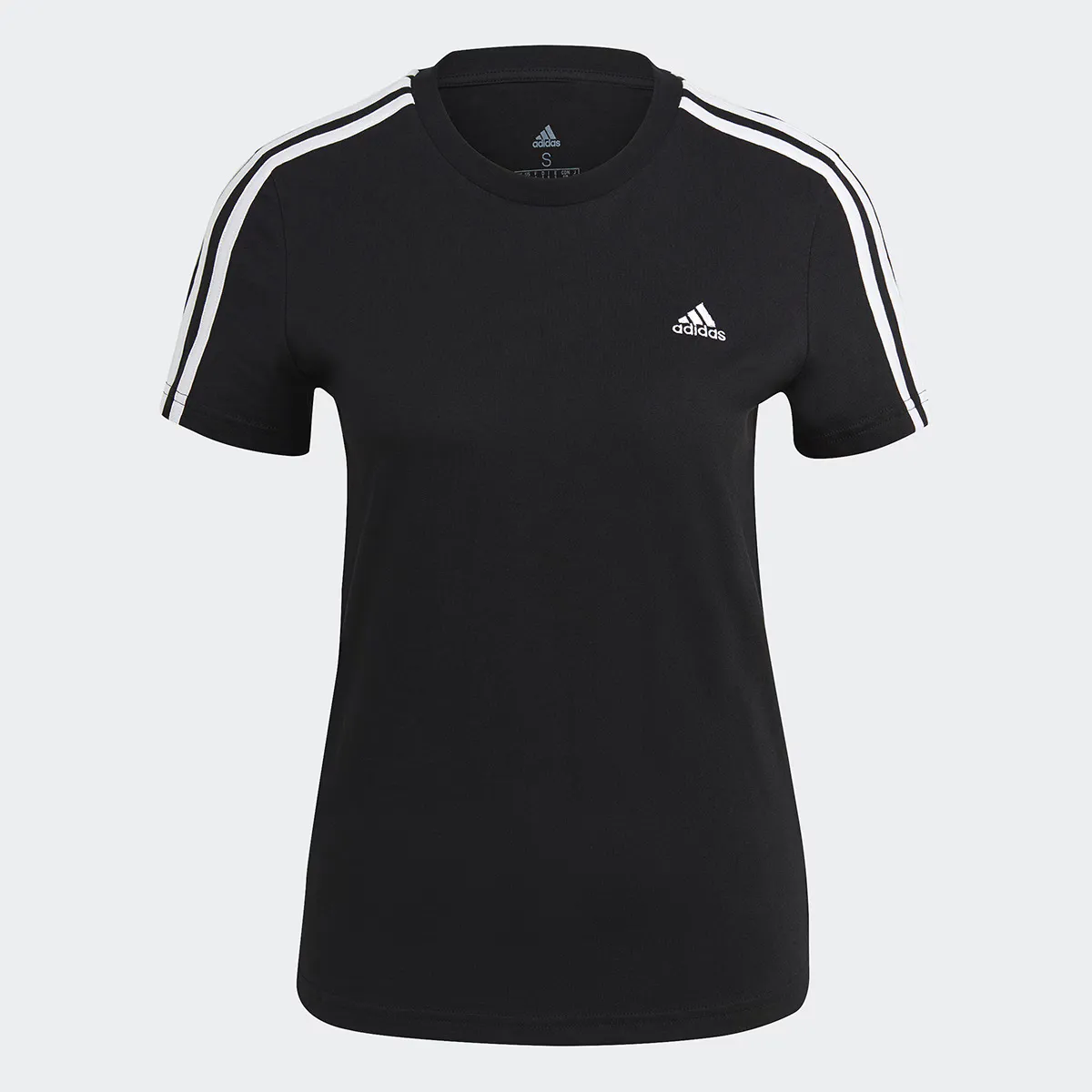 

Женская футболка Adidas 3S, черный/белый