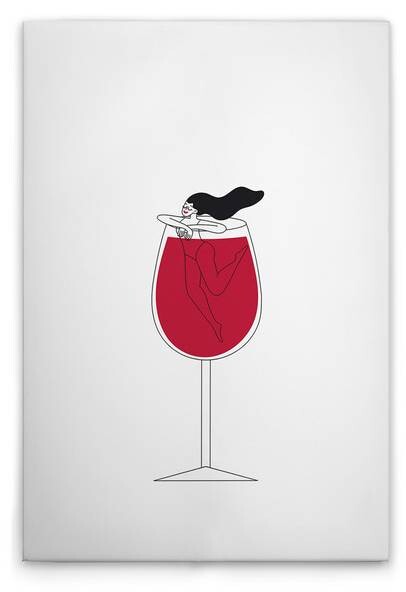 

Картина на холсте A.S. Création Wine Love 3 цвет weissschwarzrot