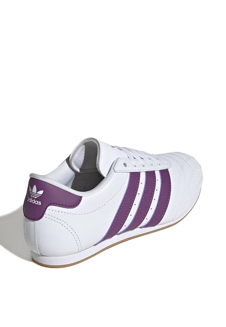 Кроссовки для тхэквондо, на шнуровке, Adidas, белый/лиловый — фото 3