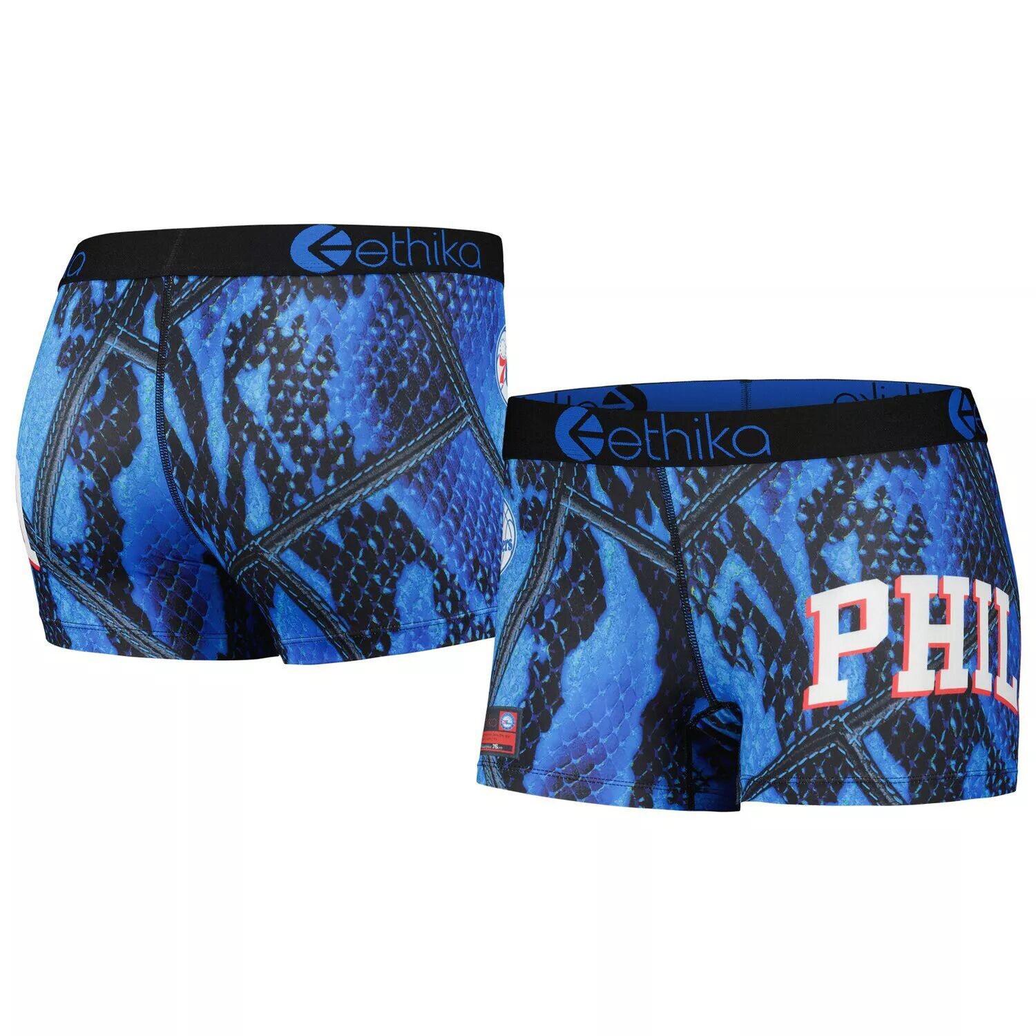 

Женское нижнее белье Ethika Royal Philadelphia 76ers Staple