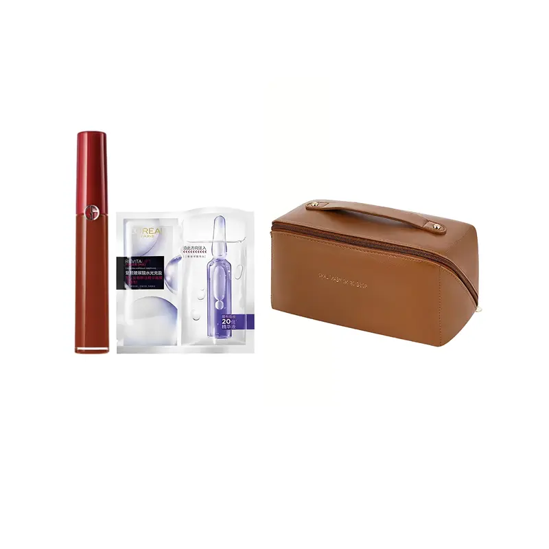 

Набор косметики для женщин GIORGIO ARMANI, Velour красный Tube Liquid Lipstick 206 Clay красный коричневый+1 Piece of La Roche-Posay Facial Mask