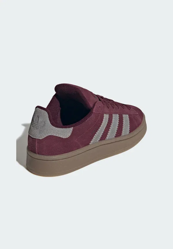 Кроссовки Adidas Originals Campus 00s, бордово-хаки с тремя вставками — фото 4