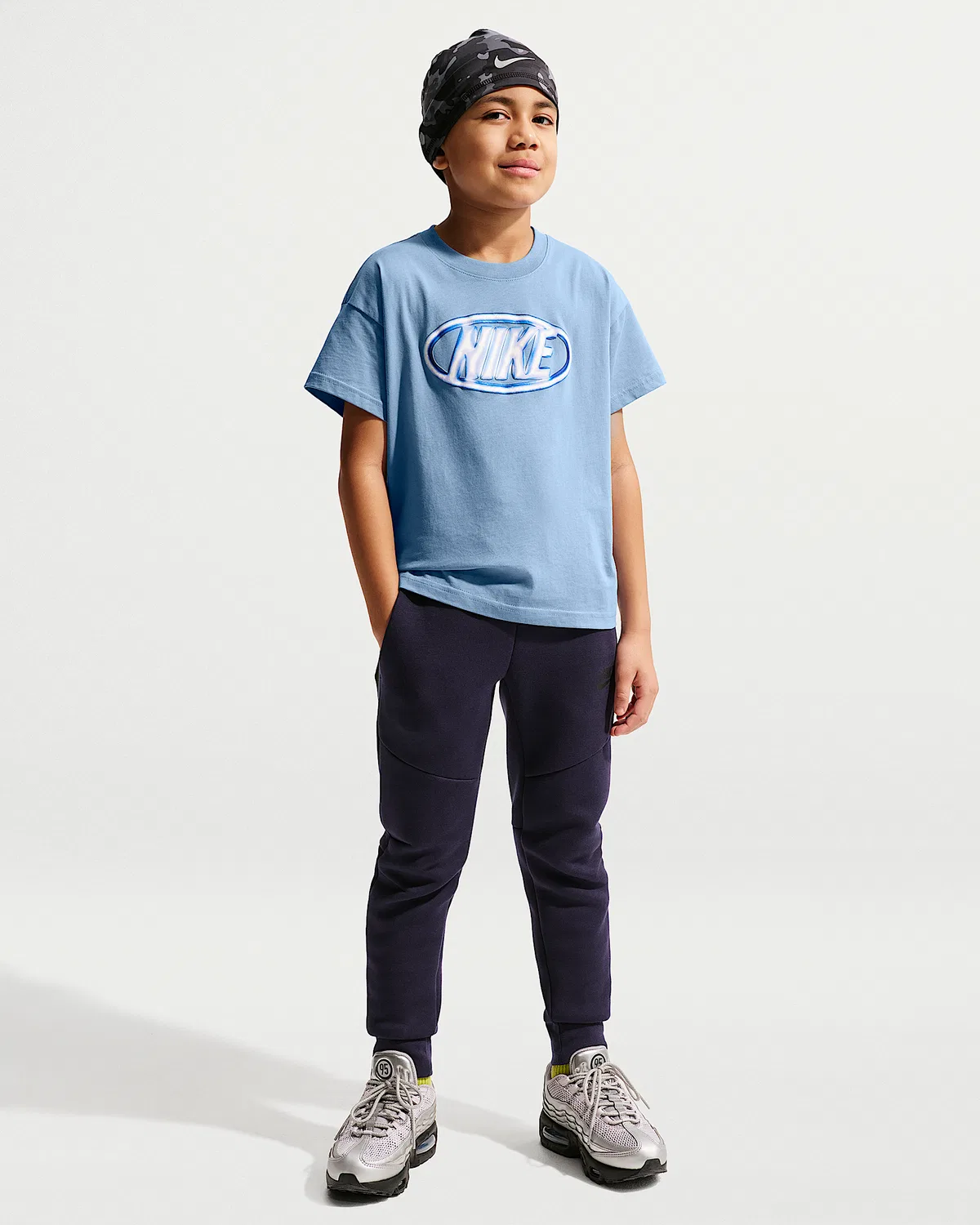 Детская футболка Max90 Nike Sportswear, Work Blue — фото 4