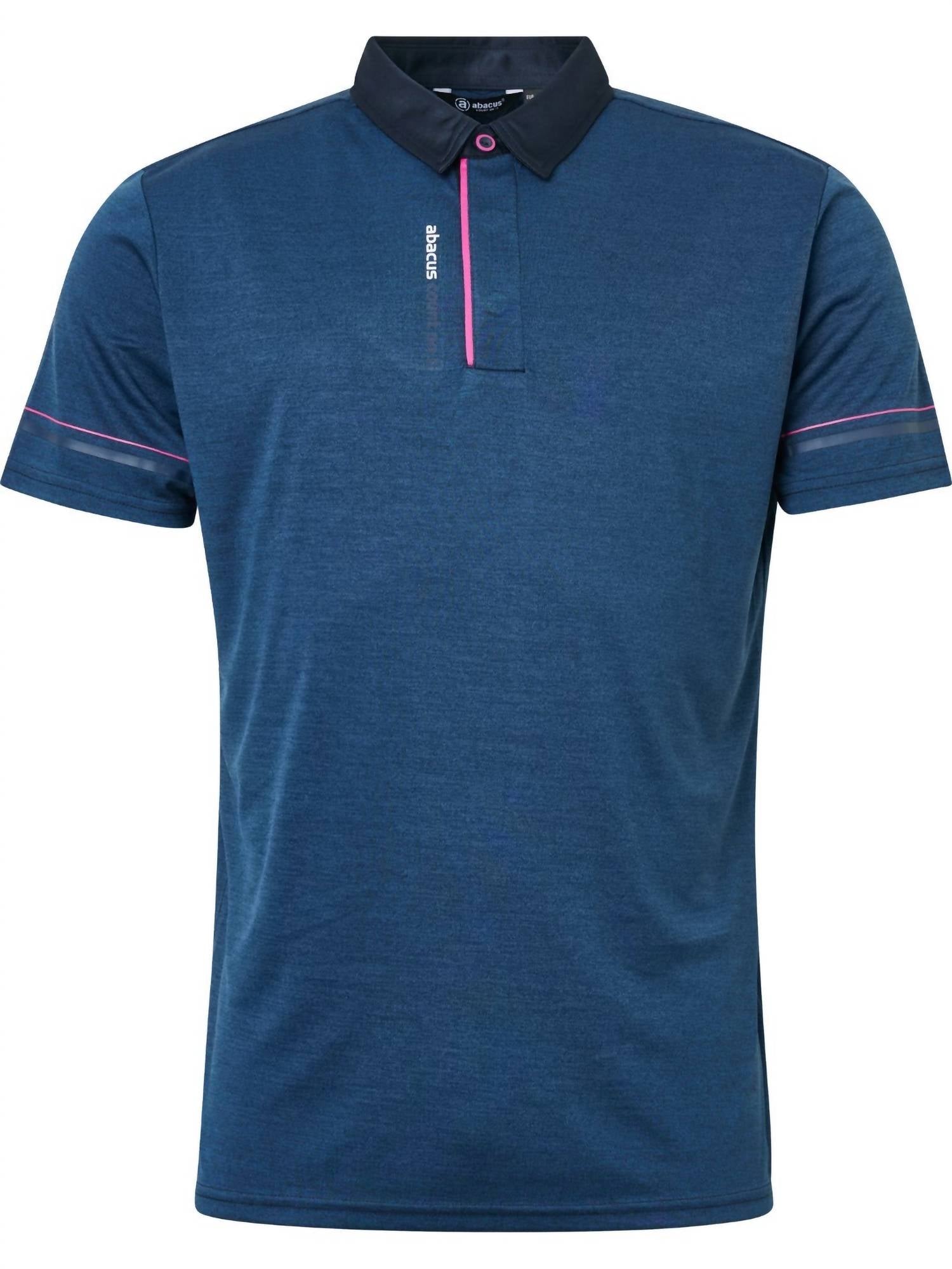 

Мужское поло Monterey Drycool в цвете Navy Ibiscus Abacus Sportswear US