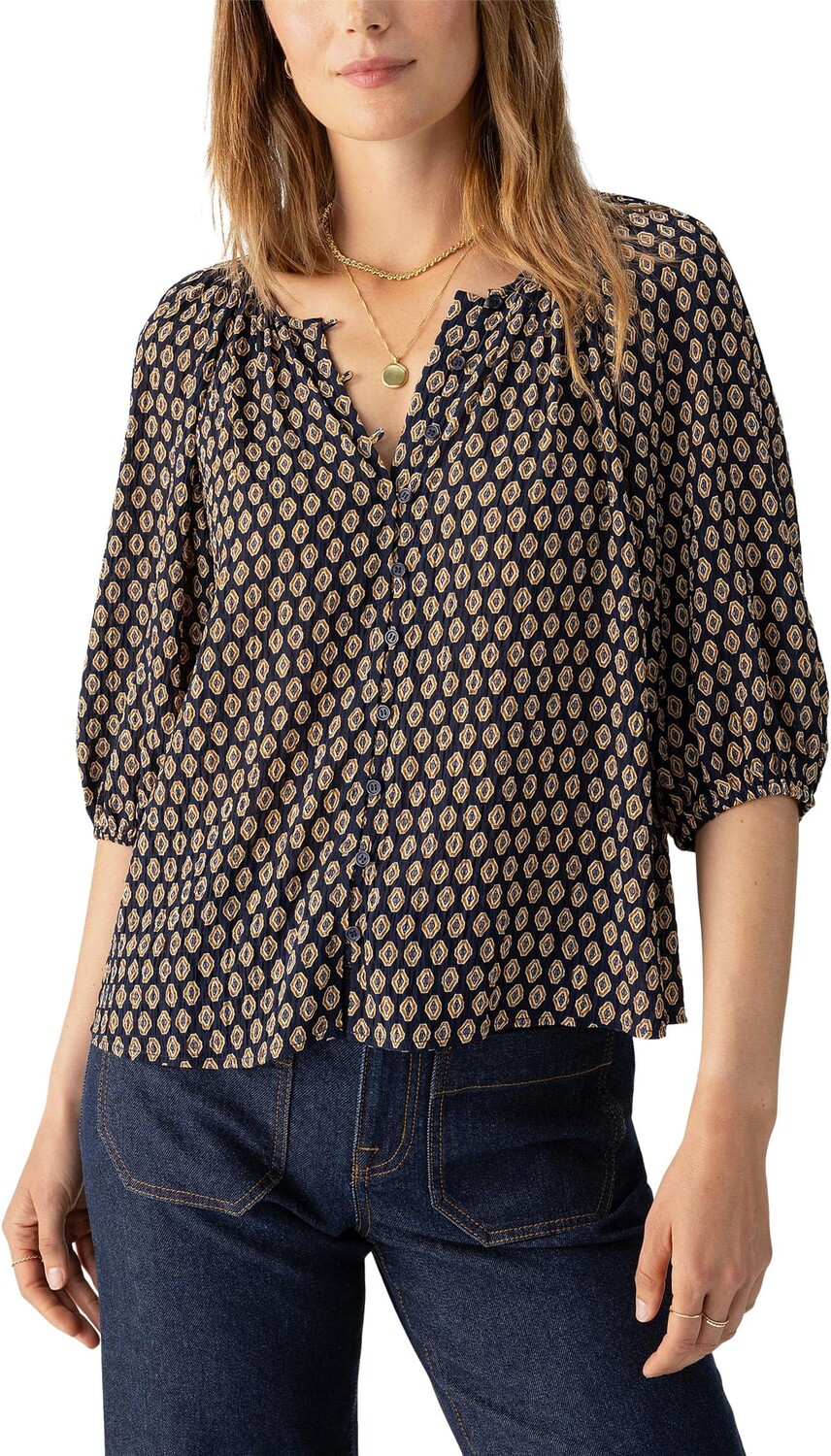 

Блуза Sanctuary Blouson Soft Blouse, цвет Windchime