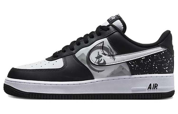 

Кастомизированные кроссовки Nike Air Force 1 Skateboarding Shoes Men, черный