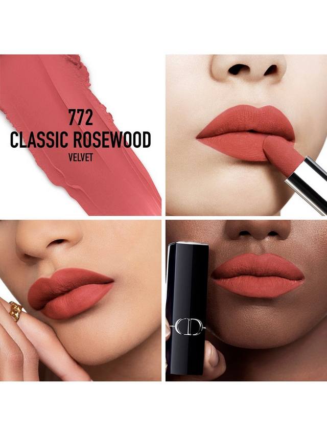 Помада Rouge Dior Couture Colour — бархатное покрытие DIOR, 772 Classic Rosewood — фото 2