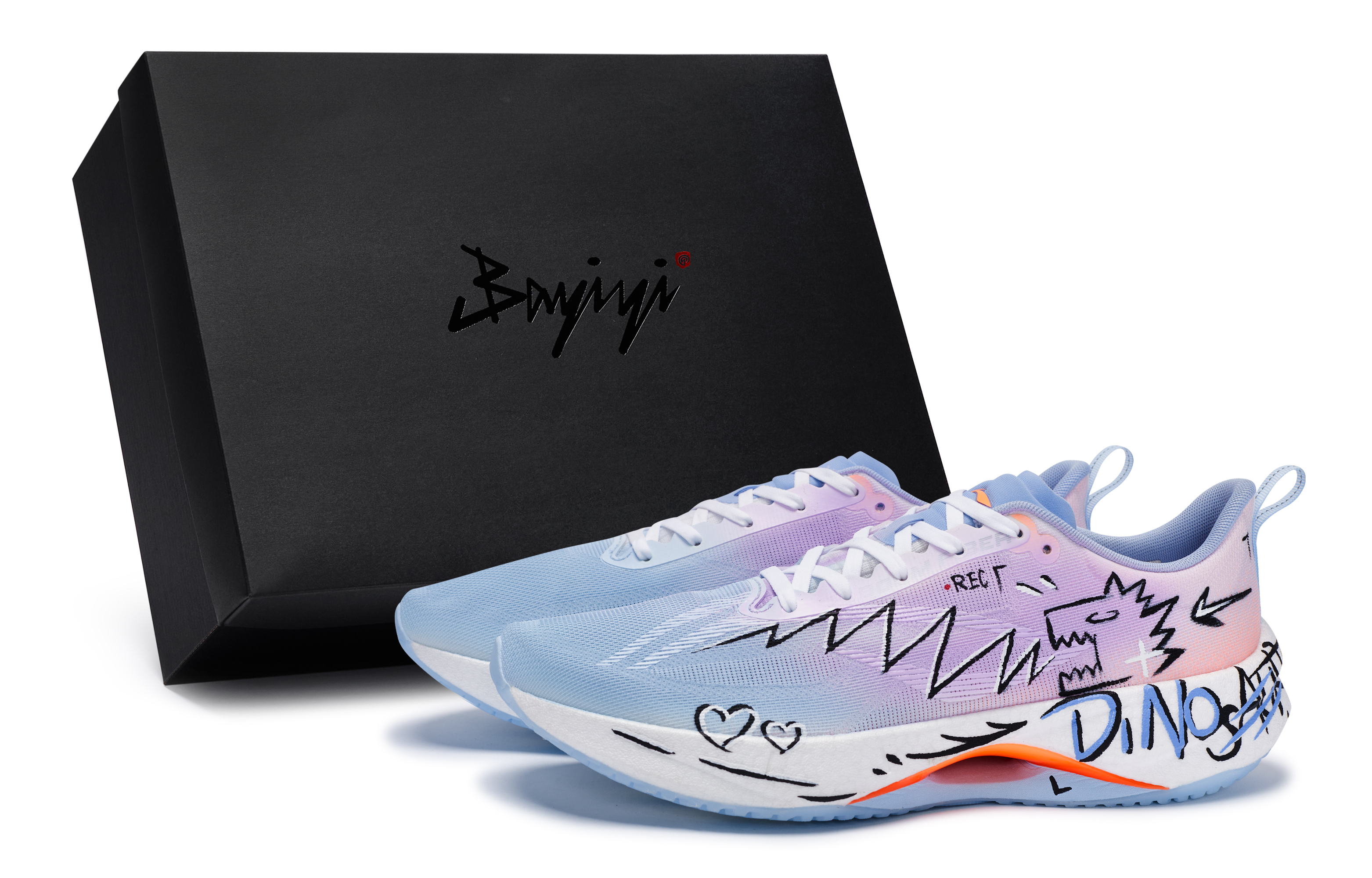 

Кроссовки мужские LiNing Super Light 21 Low-top, цвет: синий, фиолетовый, черный