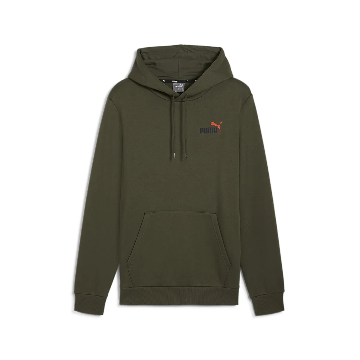 

Толстовка PUMA "Essentials+ Двухцветная мужская толстовка с маленьким логотипом", зеленый