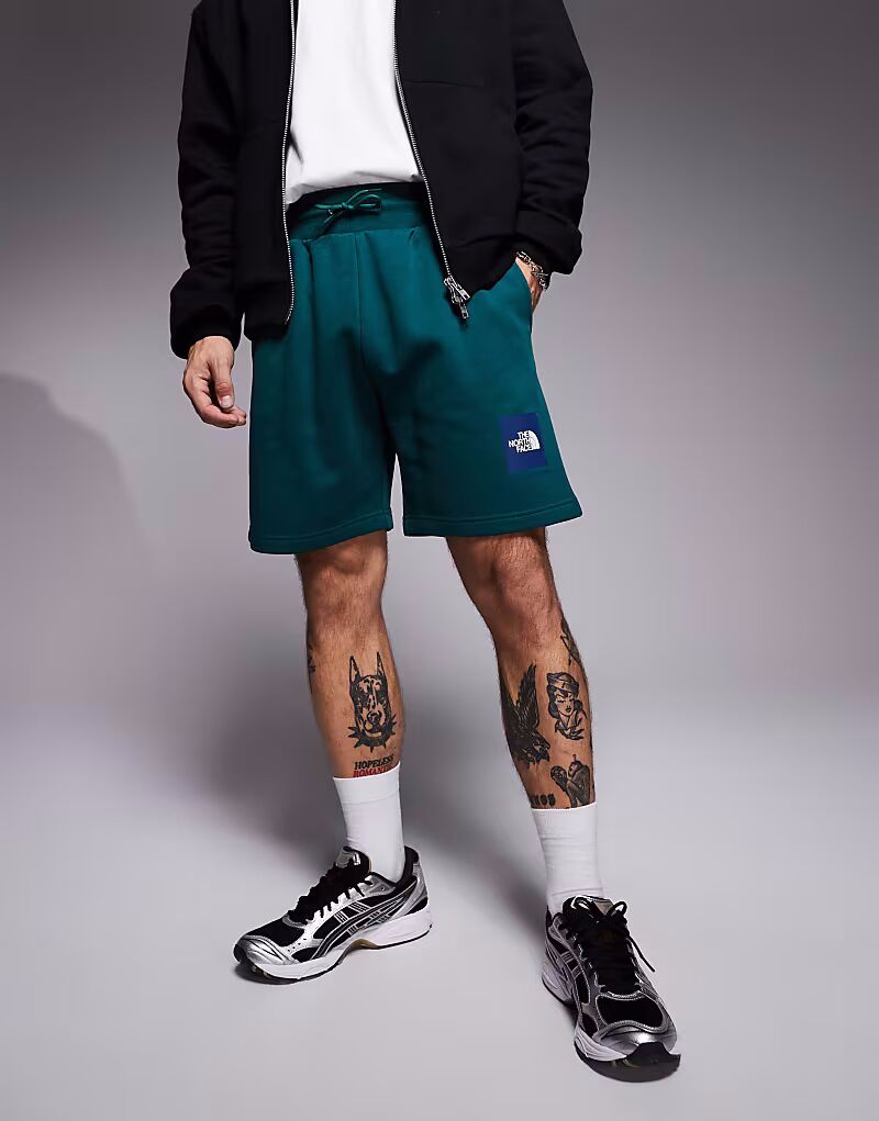

Шорты с логотипом North Face Box NSE зеленого цвета The North Face