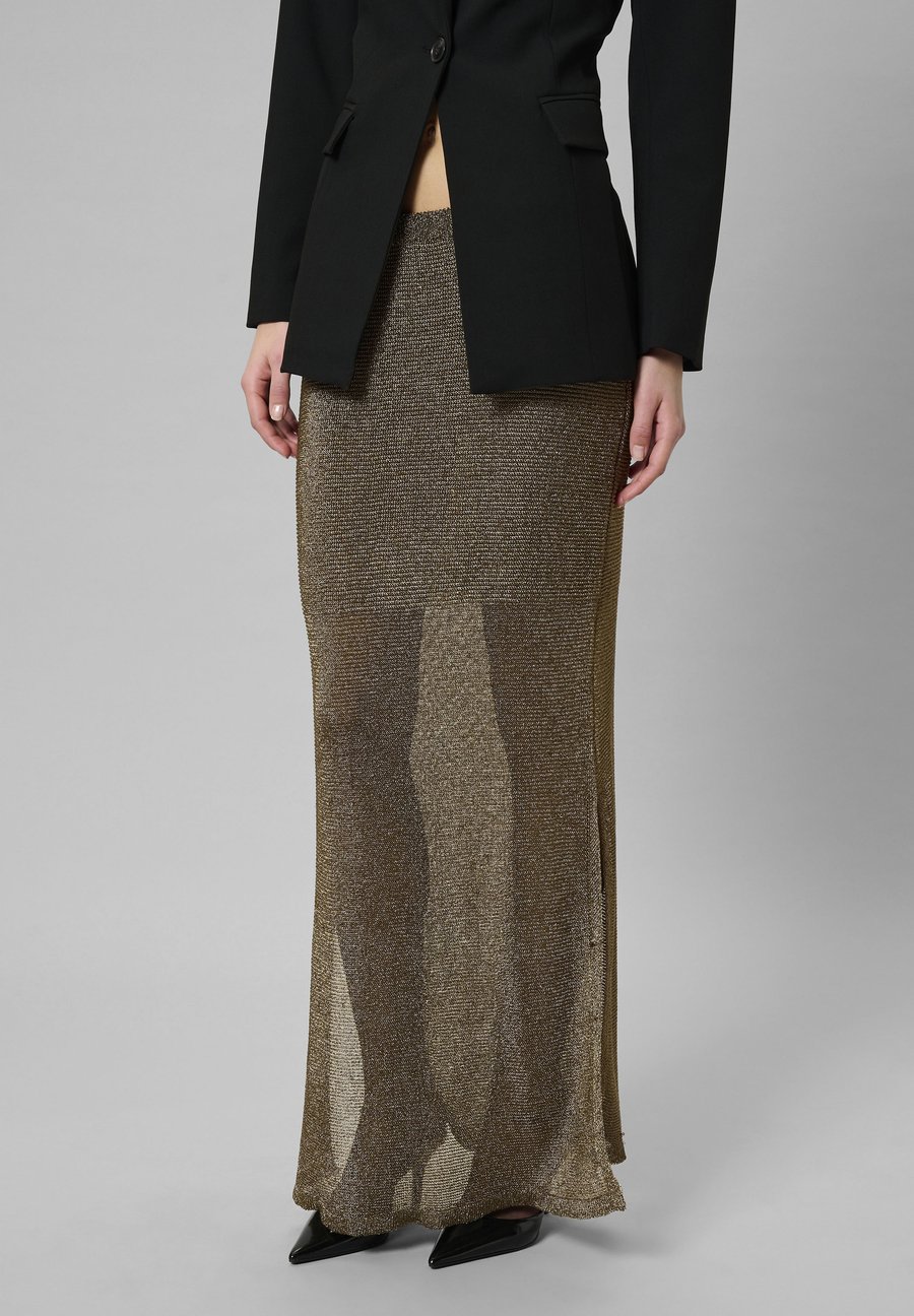 

Юбка My Essential Wardrobe MWOLLY KNIT SKIRT, Black Amber Metallic/Gold-Coloured