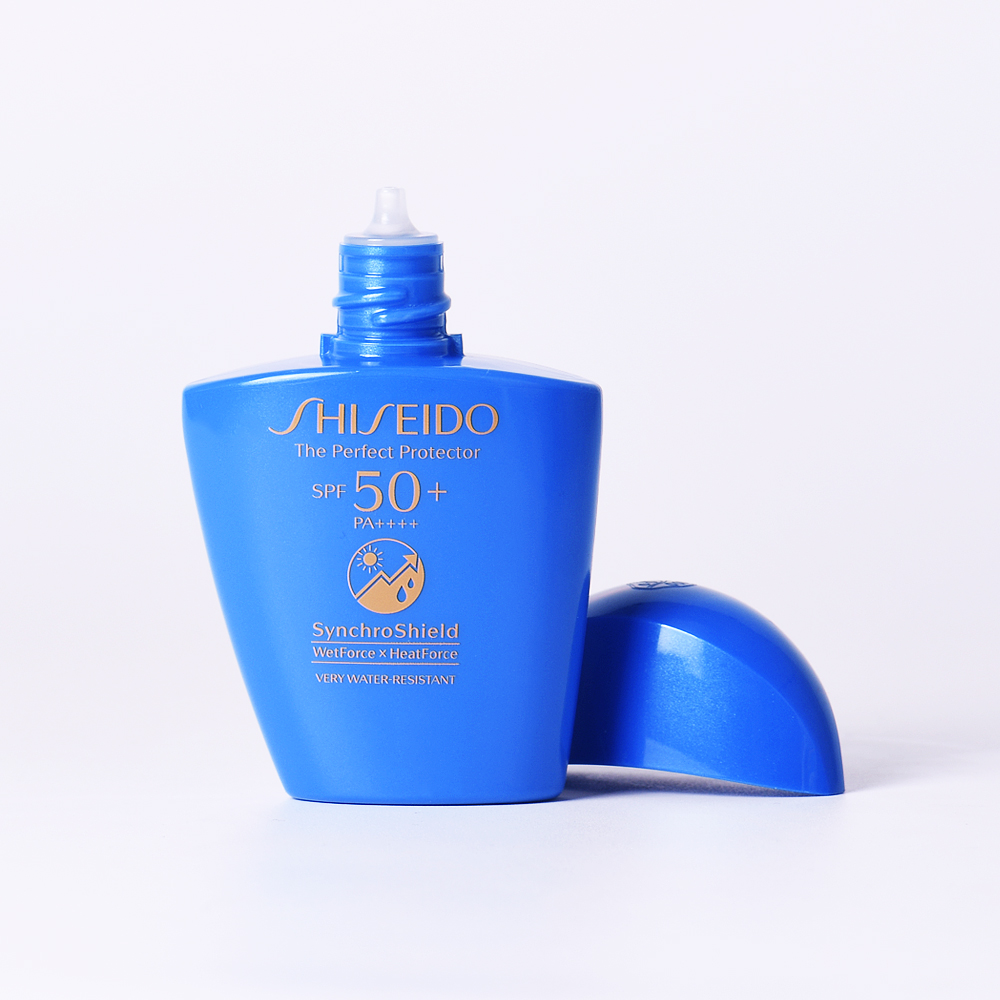 SHISEIDO ZISHENGTANG крем-солнцезащитный Blue Chubby набор из 4 шт 50мл+15мл*3 защита от ультрафиолета — фото 3