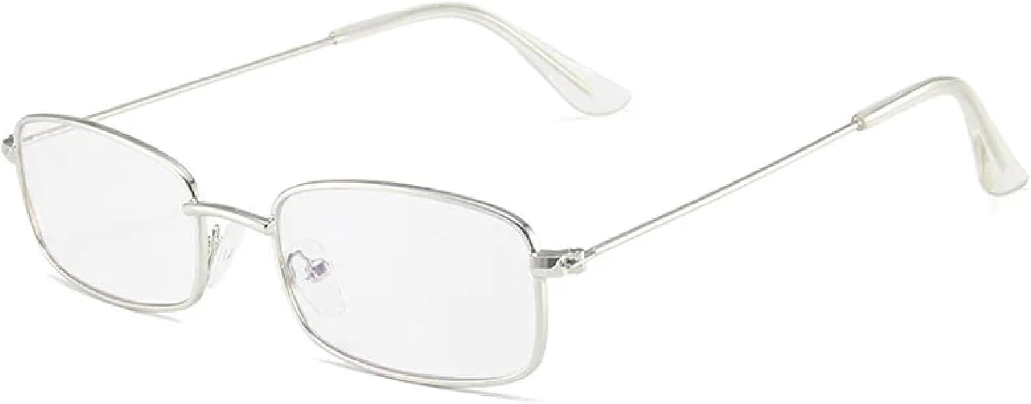 

Классические мужские винтажные солнцезащитные очки в стиле ретро, ​​прямоугольные панк-очки, женские солнцезащитные очки с защитой от УФ-излучения UV400 TKKTLLT, Silver