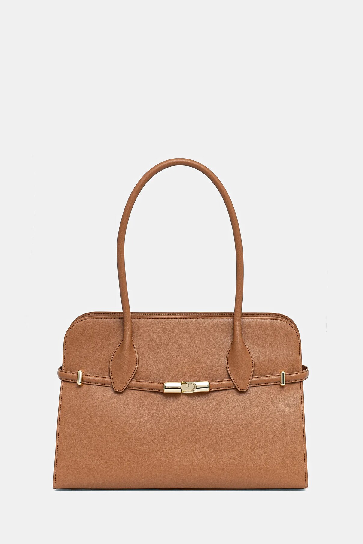 

Сумка из кожи Furla, коричневый