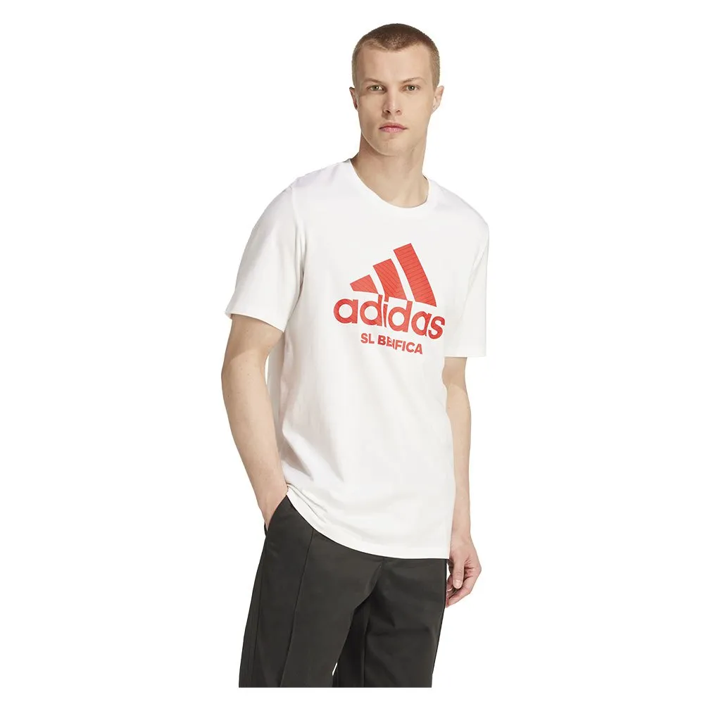 Футболка с коротким рукавом adidas Benfica 24/25 SZN Graphic, белый — фото 4
