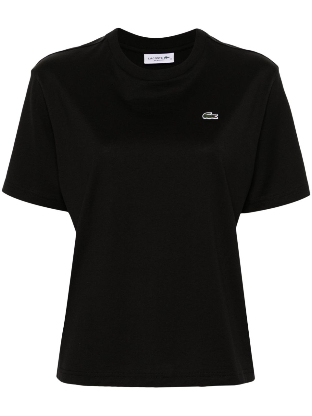 

Lacoste футболка с нашивкой-логотипом, черный