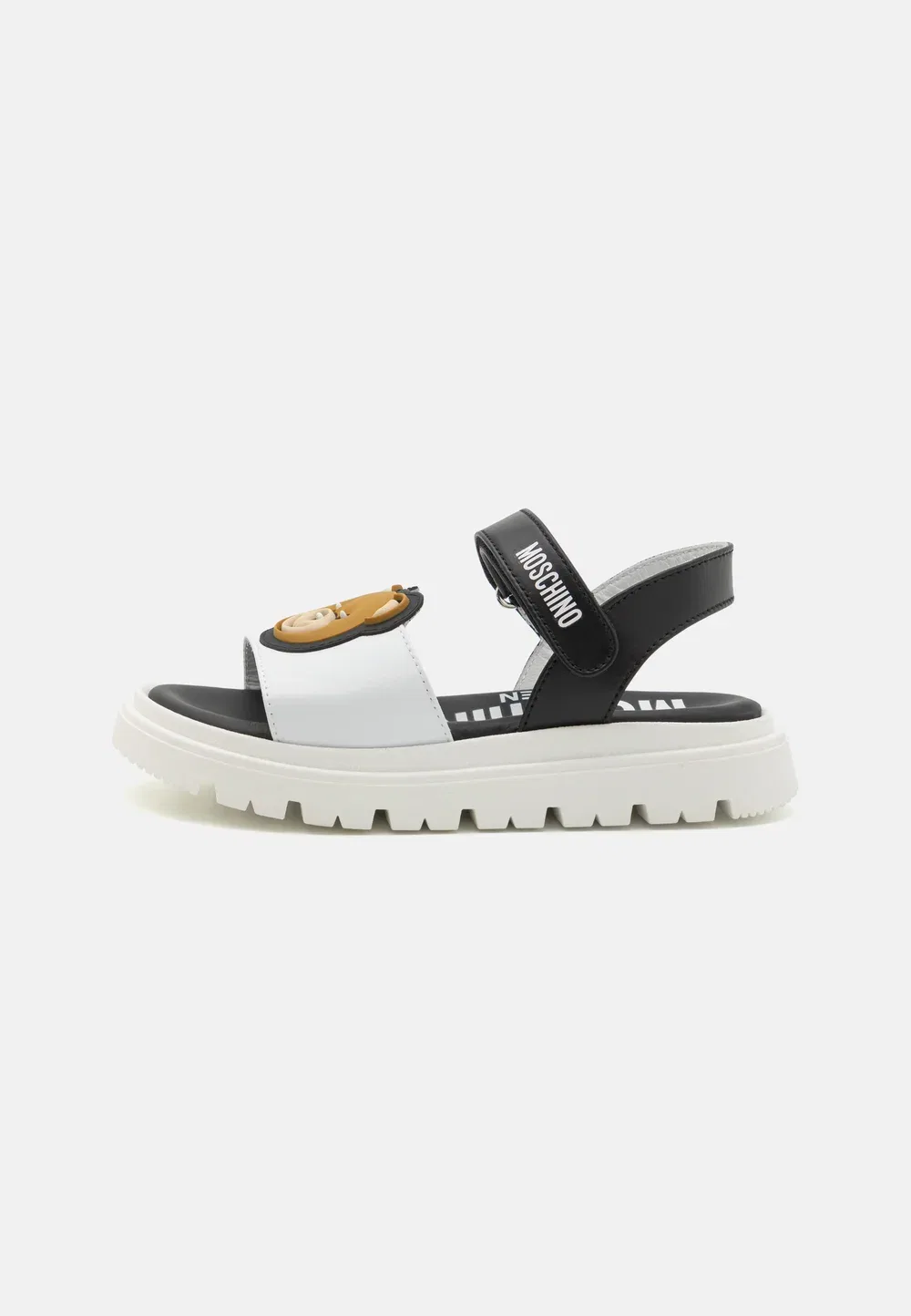 Сандалии унисекс Moschino, White/Black