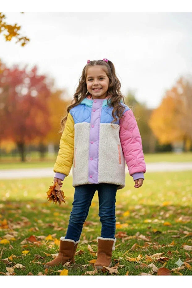 Детская куртка для девочек из флиса Haribo Orca Kids Fashion, Nude Color