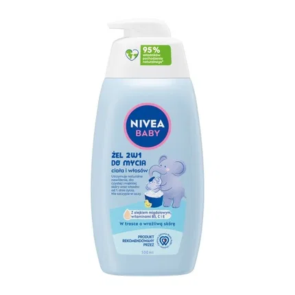 Гель для тела и волос 2 в 1 Nivea Baby, 500 мл
