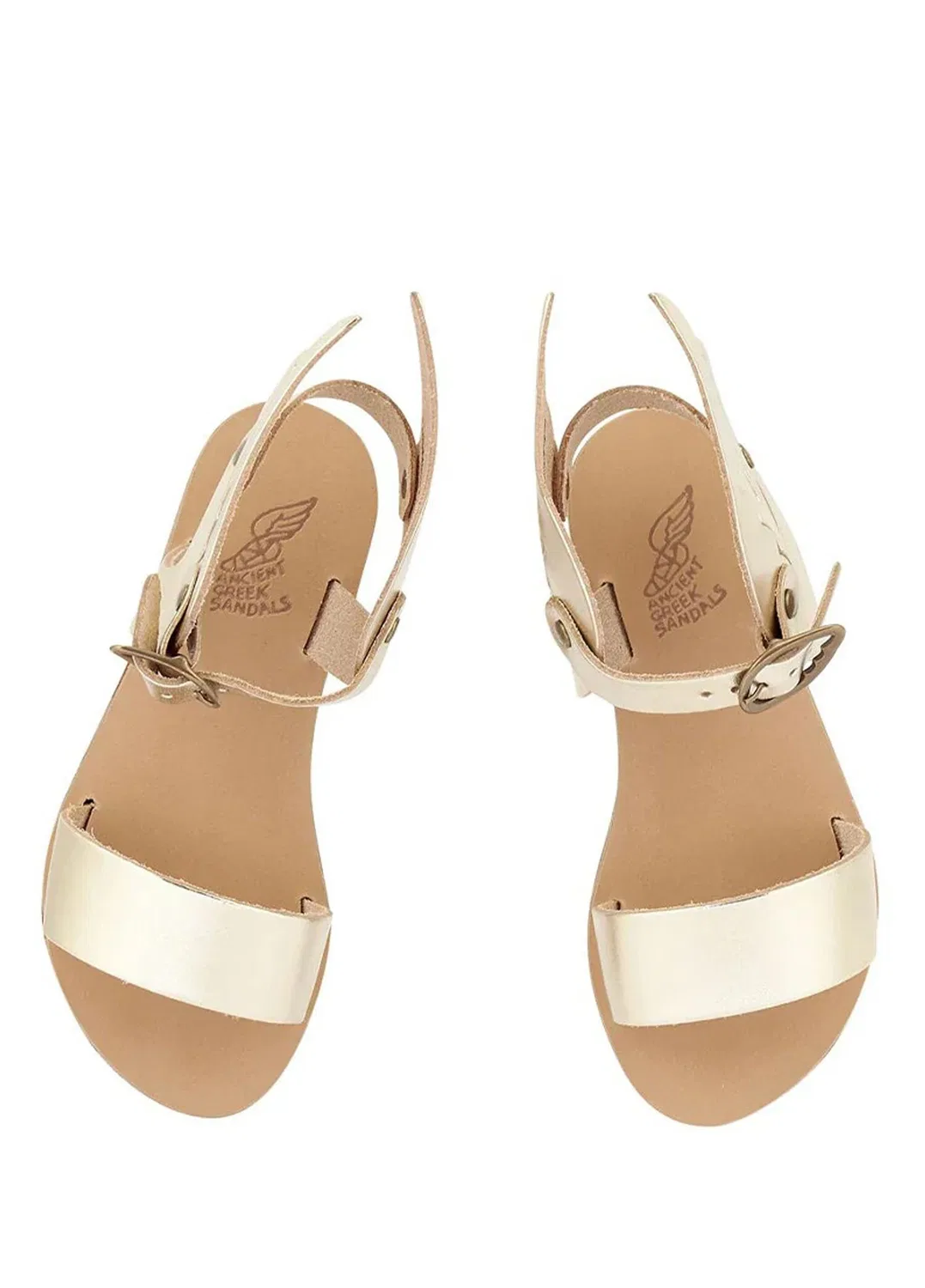 Сандалии детские Little Ikaria Ancient Greek Sandals, Gold — фото 2
