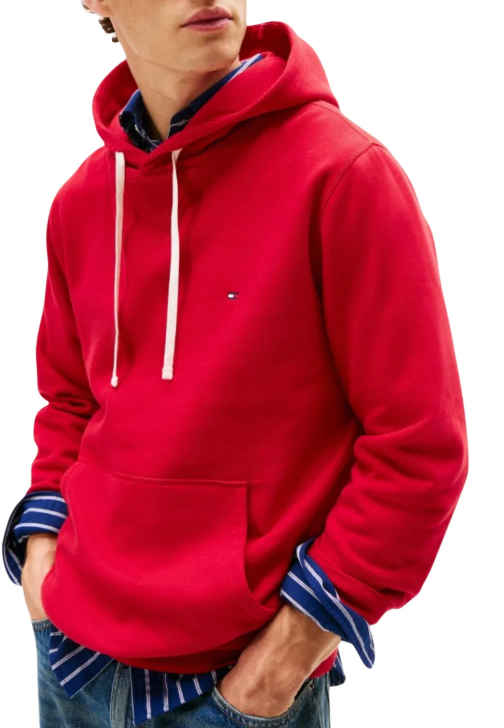 Мужской свитшот с капюшоном Tommy Hilfiger, Red — фото 2