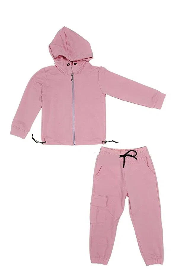 Детский спортивный костюм с капюшоном Mnk Baby&Kids, Pink