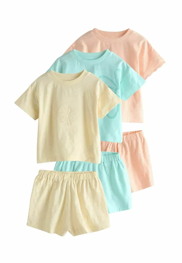 Комплект пижам из 3 штук, хлопок, Regular fit Next, multi, мультиколор