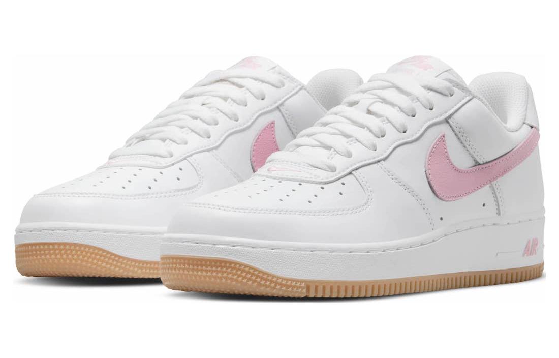 Кроссовки Nike Air Force 1 Low '07 Retro From 82, белый/розовый — фото 3