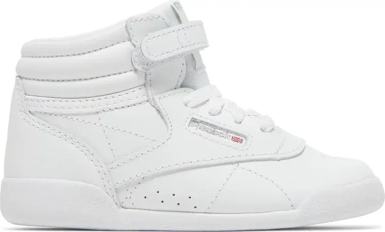 

Кроссовки freestyle high toddler 'triple white' Reebok, белый