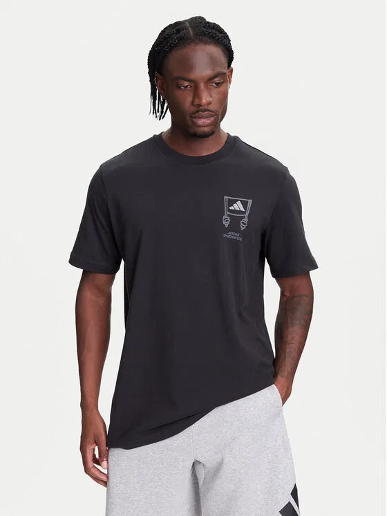 Футболка loose fit Stadium Crowd Adidas, черный