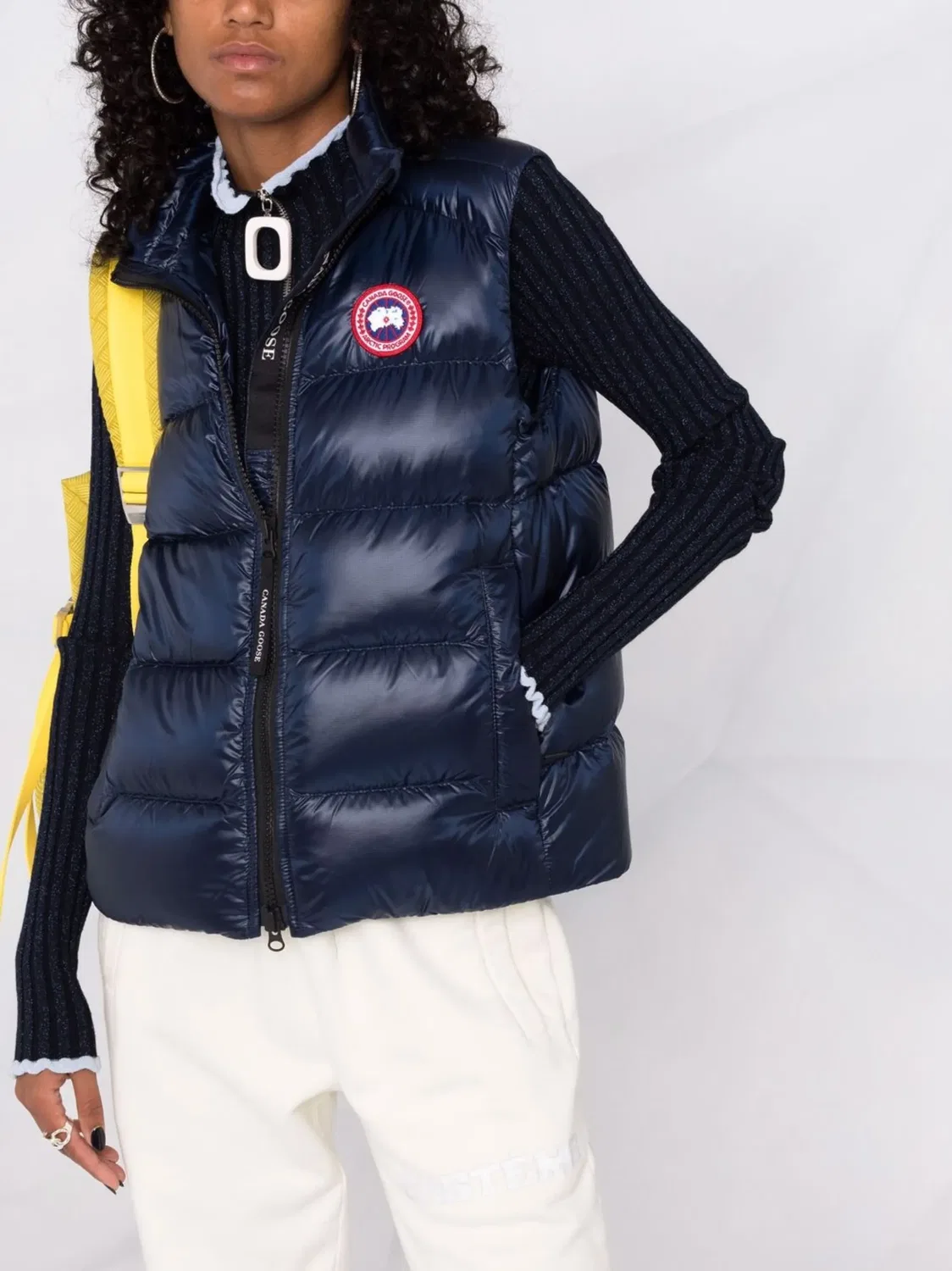 Canada Goose Пуховый жилет на молнии синий — фото 4
