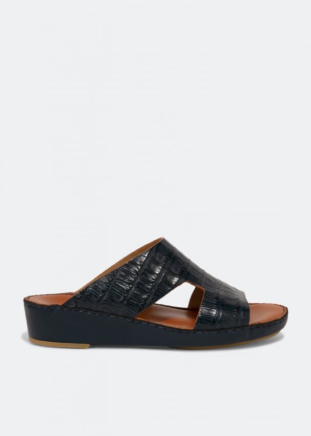 

Сандалии PRIVATE COLLECTION Arca leather sandals, синий