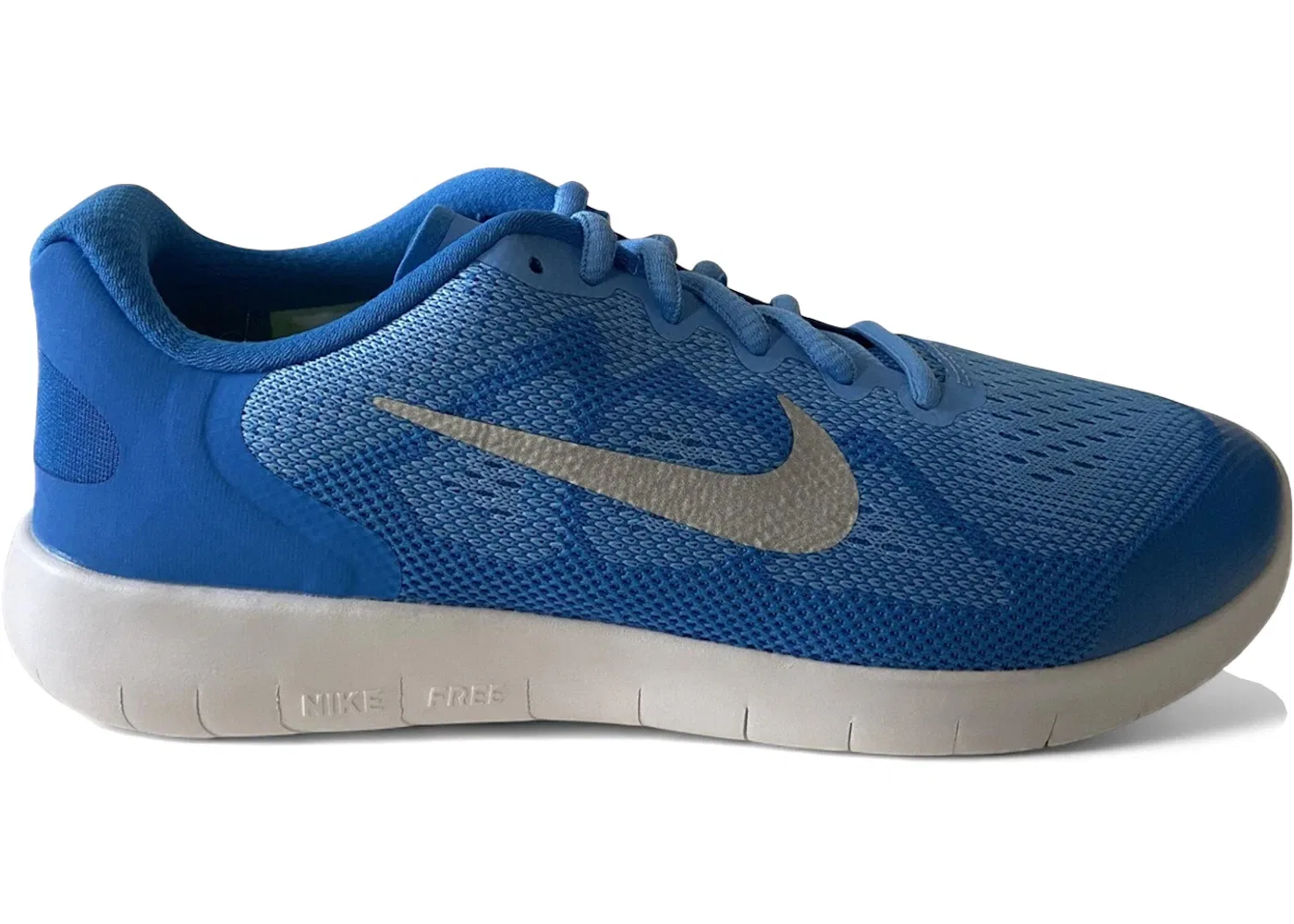 Детские кроссовки Nike Free RN 2017, цвет University Blue