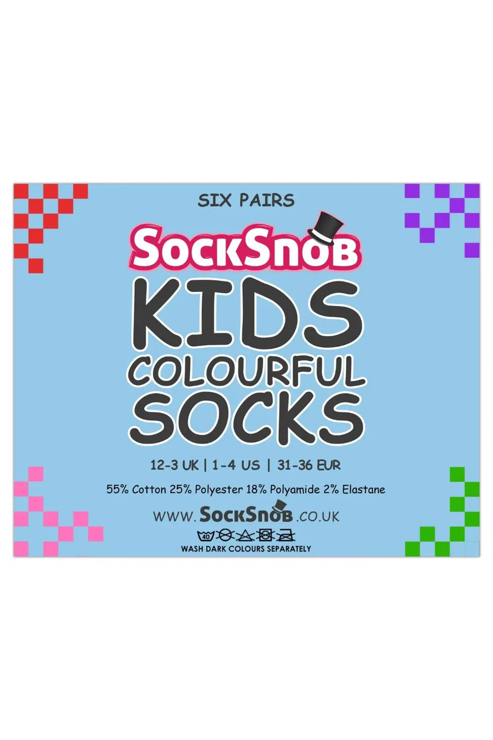 Комплект хлопковых носков Sock Snob, Black — фото 2