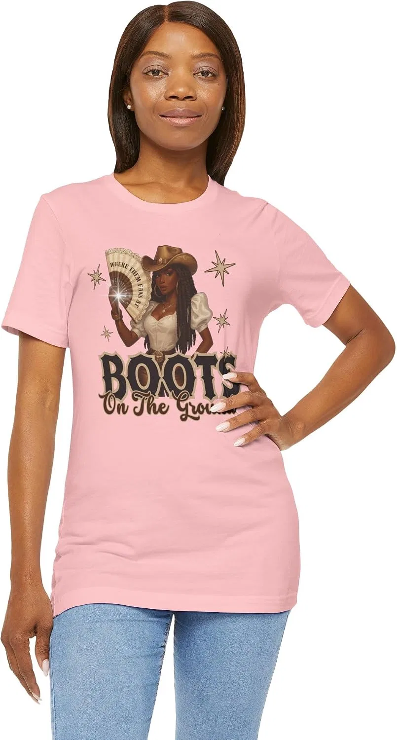 Мужская футболка с принтом Cowgirl Graphic Tee, розовый — фото 2
