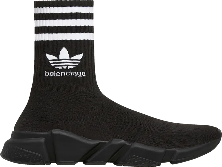 Кроссовки высокие Adidas x Balenciaga Wmns Speed, черный