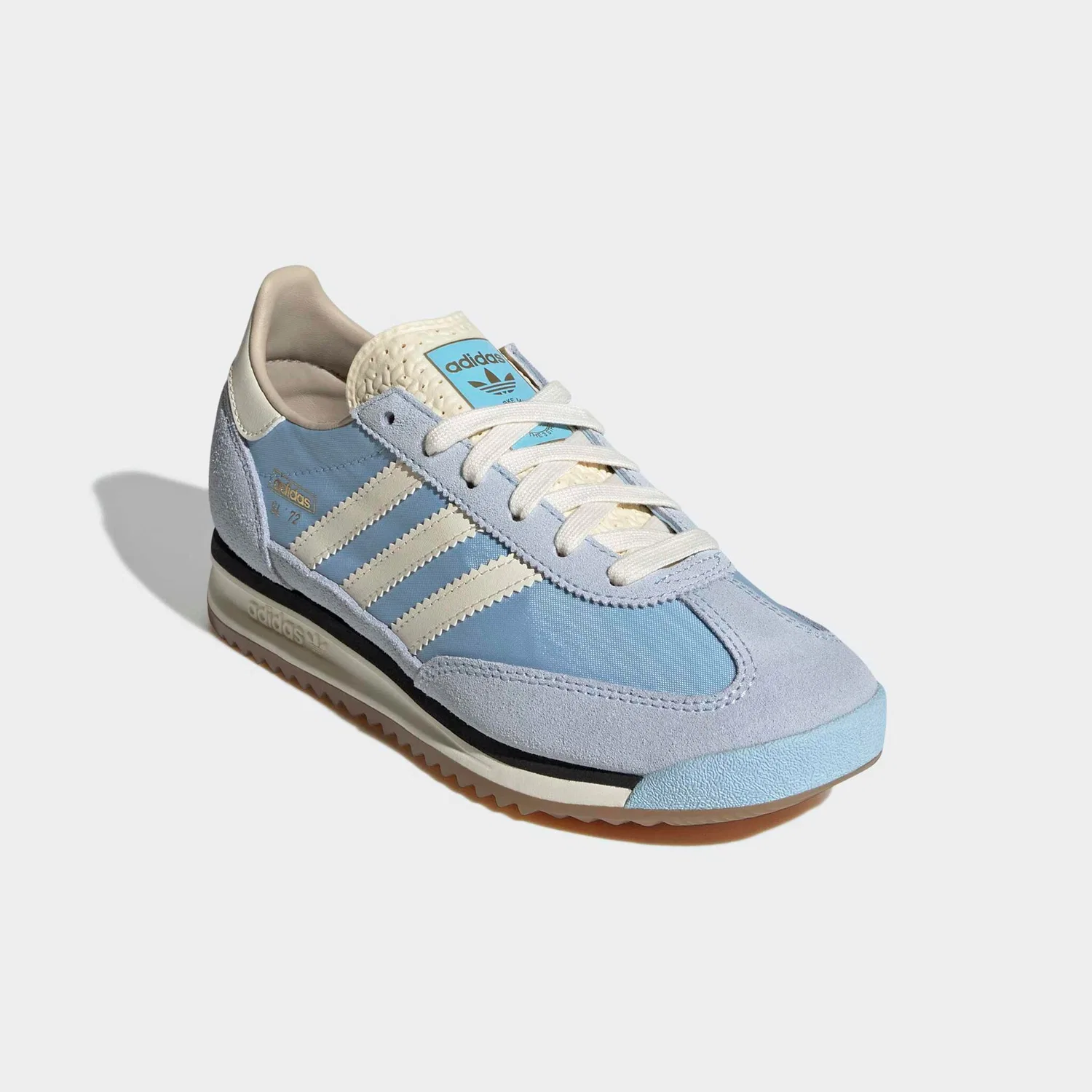 Детские кроссовки в ретро-стиле SL 72 Adidas Originals, Clear Sky/Cream White/Core Black