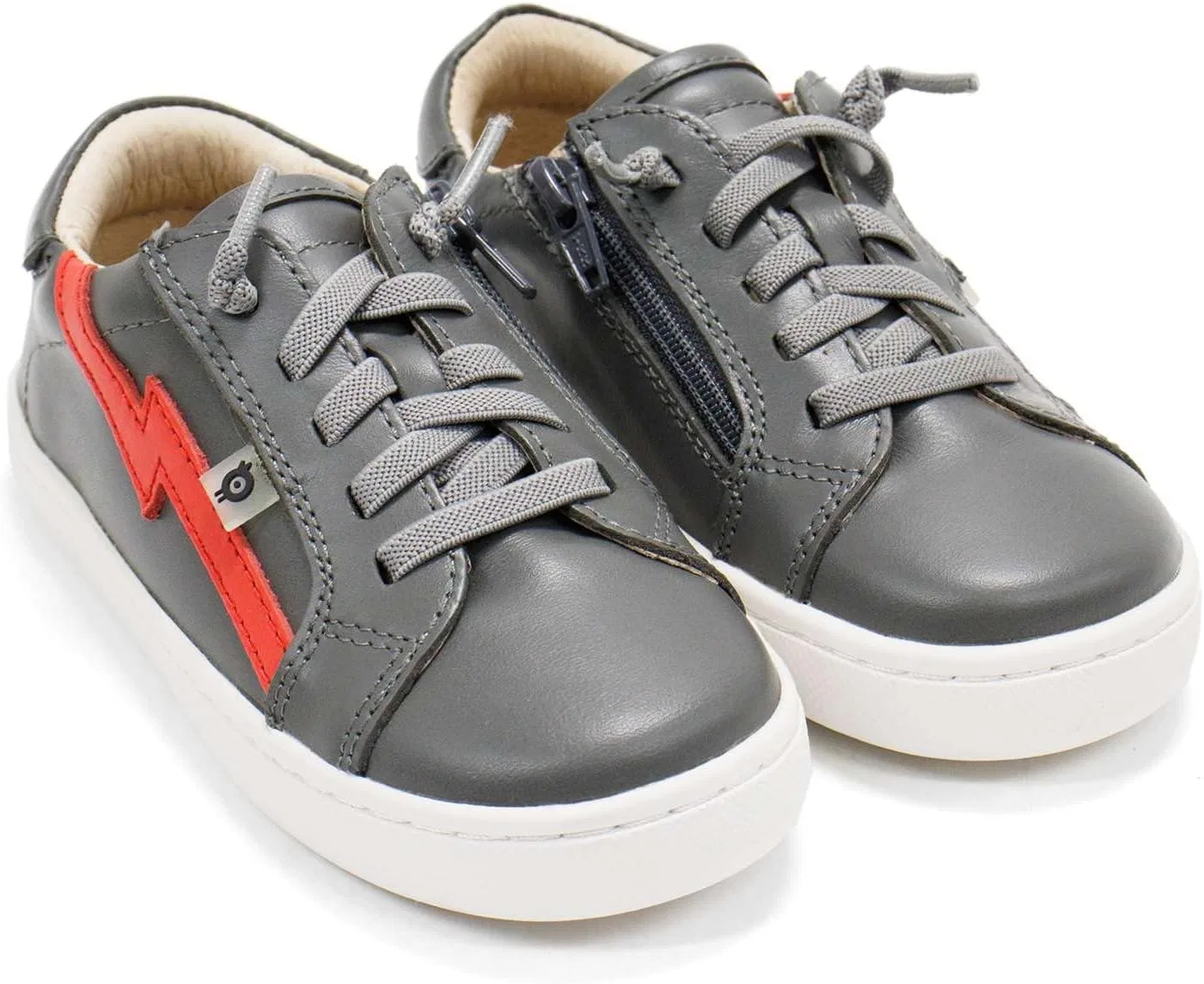 Детские кроссовки для девочек Bolty Runner Old Soles, Grey Bright Red