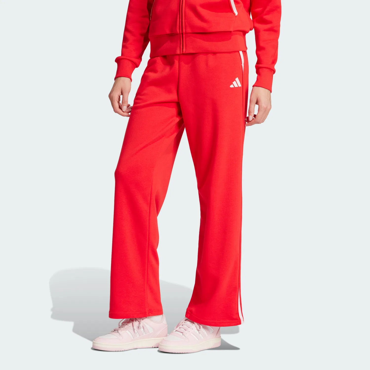 Женские спортивные штаны с принтом Essentials Color Pop French Terry Adidas, Hellrot