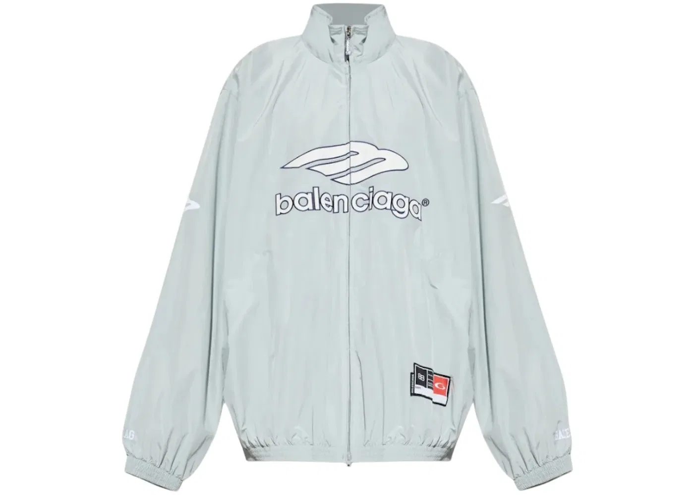 Мужская куртка с молнией Balenciaga Tracksuit, New Grey