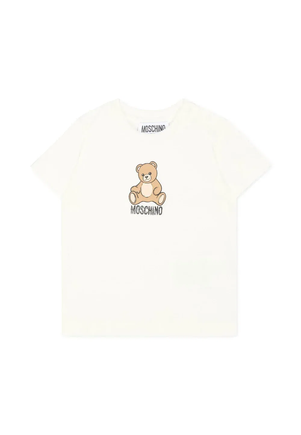 Футболка унисекс - футболка с принтом Moschino, Ivory