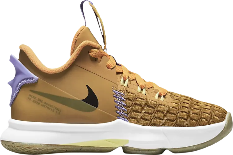 

Кроссовки Nike LeBron Witness 5 PS 'Wheat', коричневый