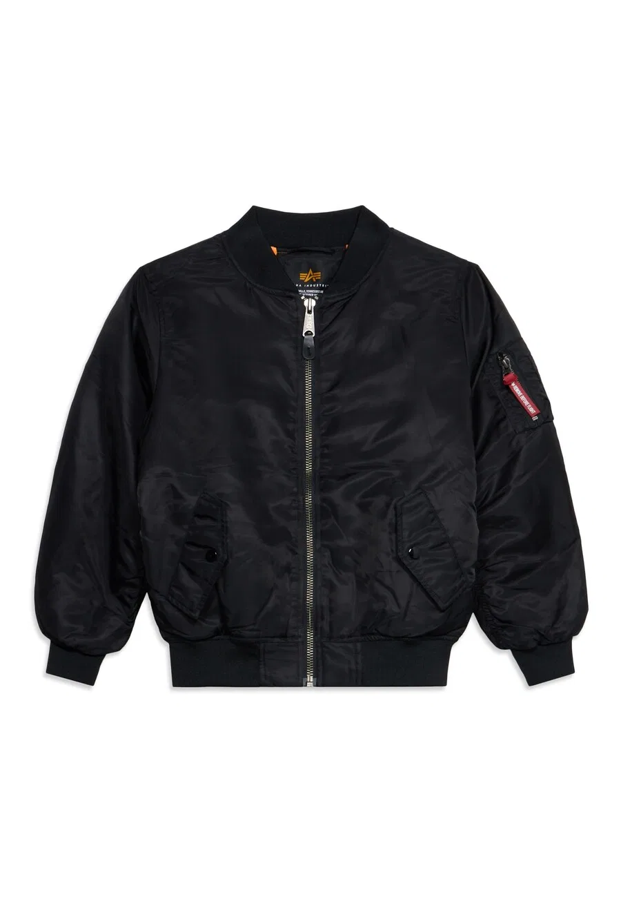 Куртка ALPHA INDUSTRIES Between-Season 'MA-1' черного цвета