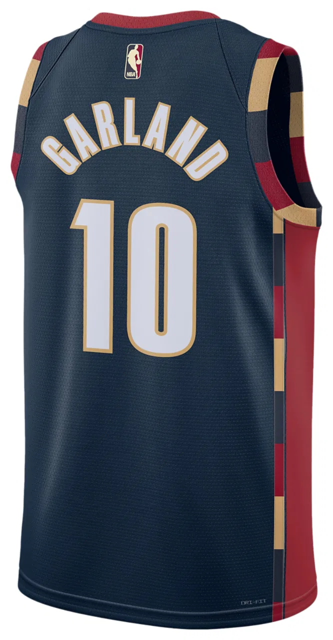 Мужская баскетбольная джерси Swingman Nike Cavaliers, цвет Navy/Multi — фото 2