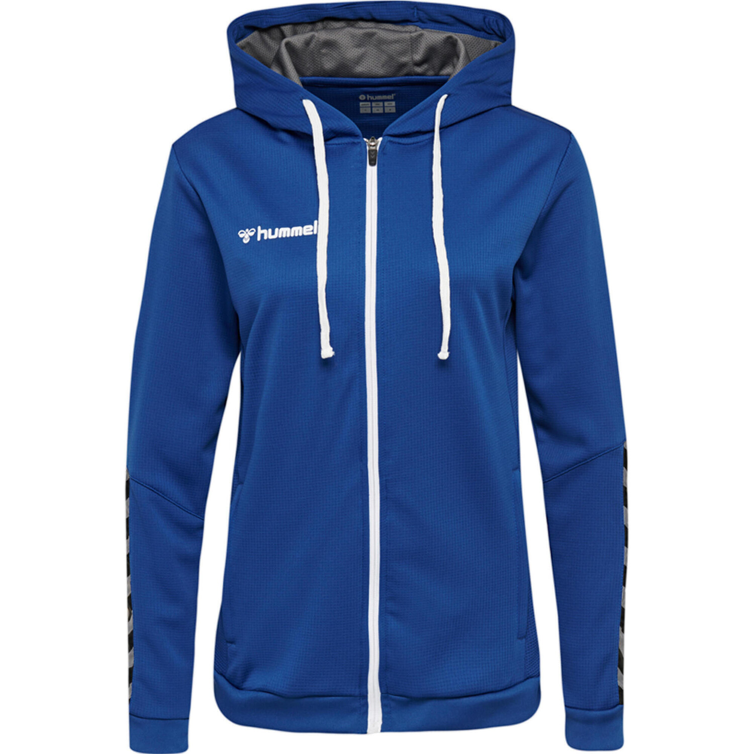 

Hmlauthentic Poly Zip Hoodie Woman Hoodie Ladies HUMMEL, синий/темно-синий/темно-синий