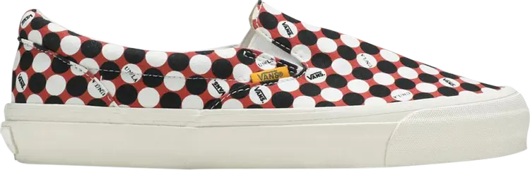 

Кеды Vans Union LA x OG Classic Slip-On Dots - Burnt Sienna, красный
