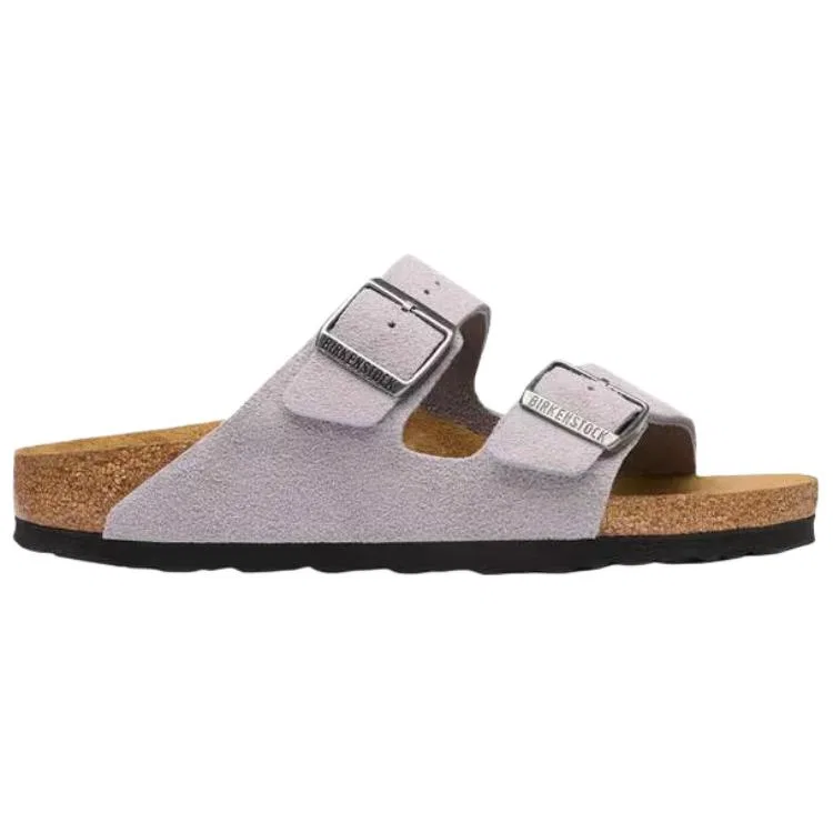 Детские сандалии из замши Birkenstock, Gray Purple — фото 3