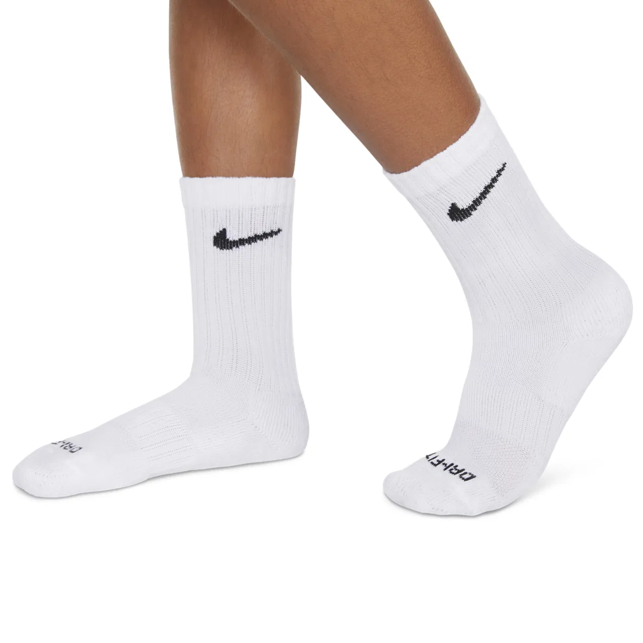 Носки для мальчиков 6 Pack Dri-FIT Performance Crew Nike, белый/черный — фото 3