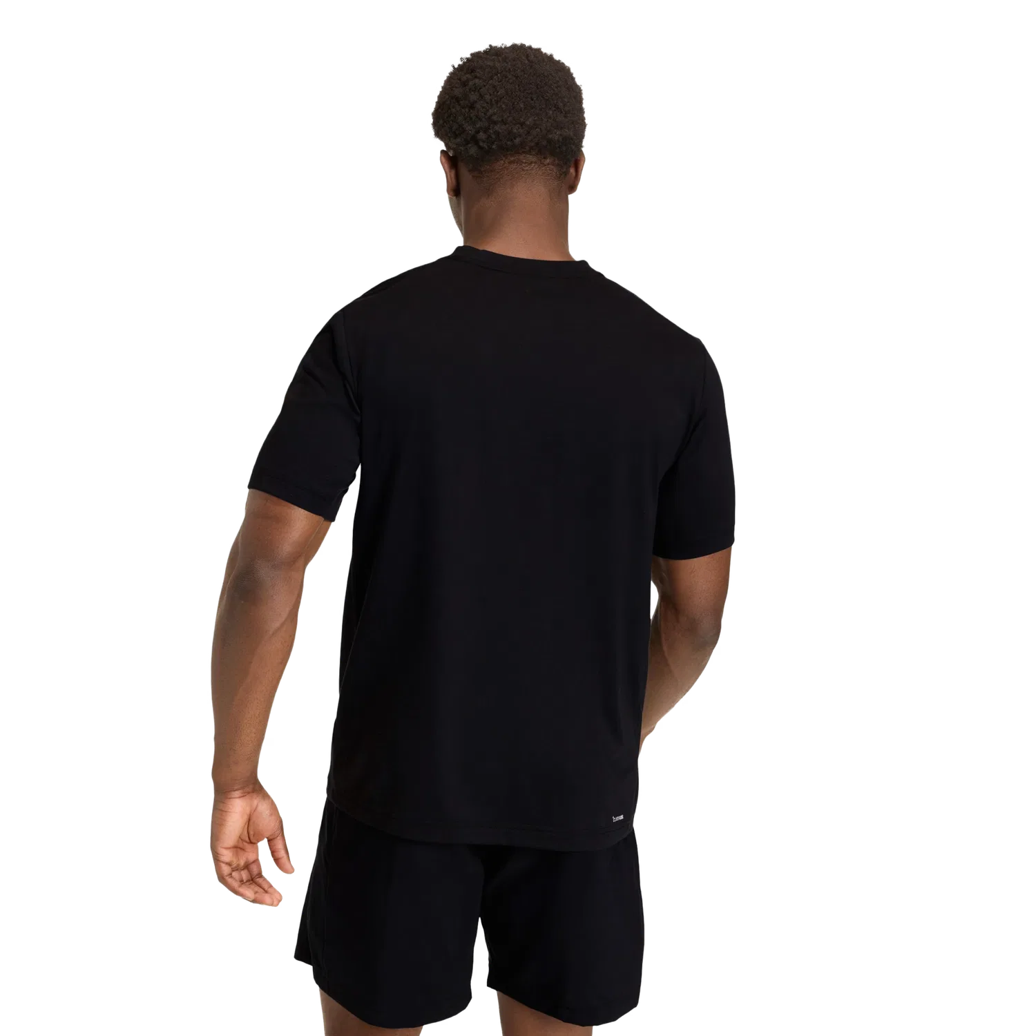 Мужская тренировочная футболка WORKOUT ESSENTIALS FEELREADY Adidas, черный — фото 3