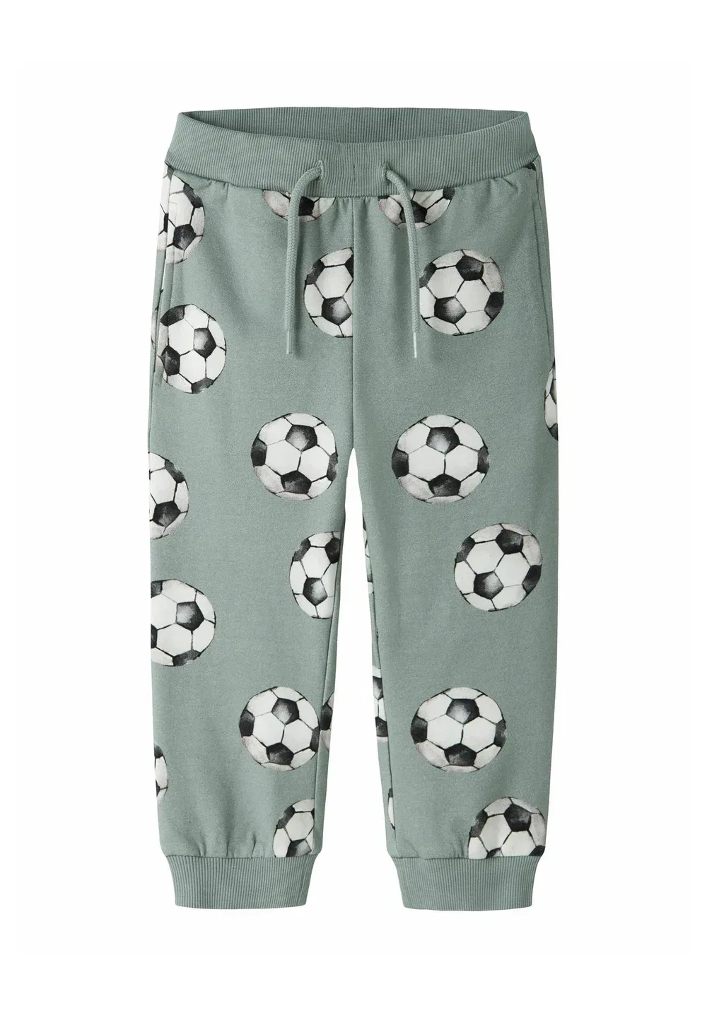 Спортивные штаны стандартного кроя - брюки от спортивного костюма Name It, Green Milieu